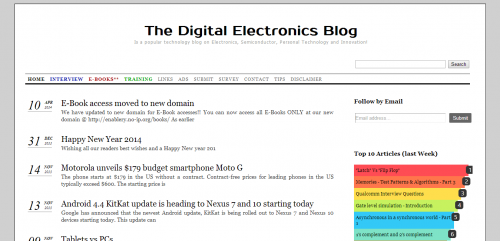 The Digital Electronics Blog