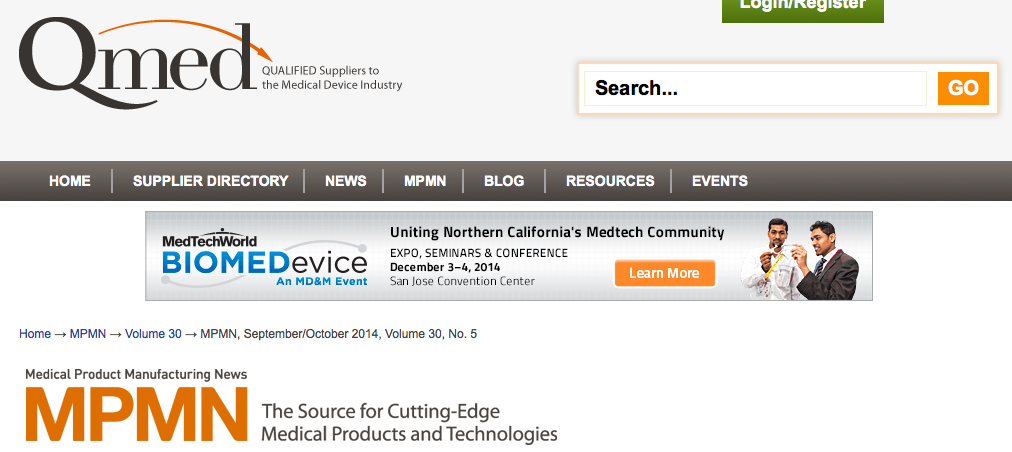 Medical Product Manufacturing News