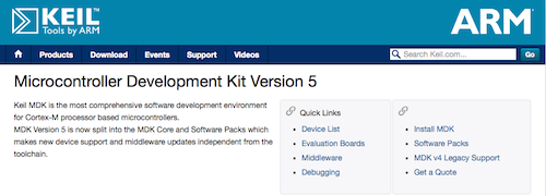 MDK Version 5 Microcontroller Development Kit