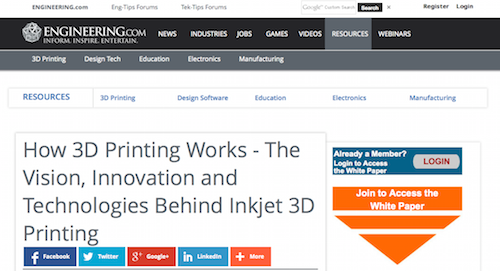How 3D Printing Works - The Vision, Innovation and Technologies Behind Inkjet 3D Printing