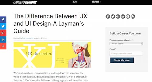 The Difference Between UX and UI Design A Layman's Guide