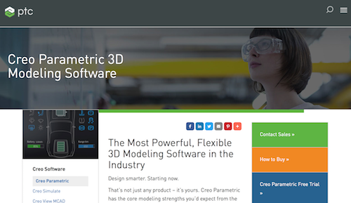 Creo Parametric 3D Modeling Software
